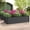 Dark Gray, variant on ModFusion 2-Pack Galvanized Raised Garden Bed Kits, 6×3×2 ft, Support Bars, 269-Gallon Metal Planter Boxes, Corrugated Steel, Heavy-Duty, Silver