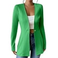 thumbnail image 2 of Heisall Women's Autumn Winter Coats Long Sleeve V-Neck Blazers Loose Casual Stylish Outerwear, 2 of 4