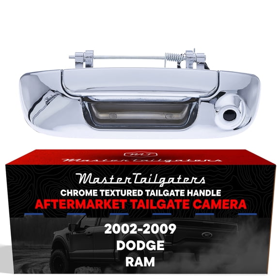 Master Tailgaters Chrome Tailgate Handle with Backup Camera for Dodge Ram (2002-2009)