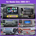 thumbnail image 3 of Radio estéreo de coche Leadfan para Honda Civic 2006-2011, 10.1 pulgadas, 3 of 8