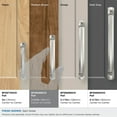 thumbnail image 4 of Amerock Bellamy 3-3/4 inch (96mm) Center-to-Center Satin Nickel Cabinet Pull, 4 of 7