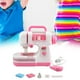 thumbnail image 4 of Máquina de coser eléctrica, juguete educativo para principiantes, regalo creativo. Rosa, 4 of 9