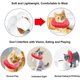 thumbnail image 4 of Adjustable Cat Recovery Collar, Cute Strawberry Neck Cone After Surgery, Wound Healing Protective Cone Surgery Recovery Elizabethan Collars, Soft Edge, 4 of 4