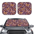 thumbnail image 2 of Saiise Carreaux Buffalo et Papillons pour Pare-Soleil de Voiture Pliable (Lot de 2) Offre Protection Solaire avec un Design Pliable Facile pour Pare-Brise Pratique-Petit, 2 of 6