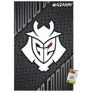 G2 Esports - G2 Army Wall Poster with Pushpins, 22.375" x 34"