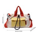 thumbnail image 3 of Women Shoulder Bag Korean Styles Crossbody Bag Drawstring Messengers Bag Commuting Bag Canvas Bucket Bag Handbag, 3 of 9