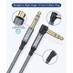 thumbnail image 3 of Cable de audio AkoAda, 6,35 mm, TRS, conector macho de 15 pies, estéreo balanceado, 3 of 6