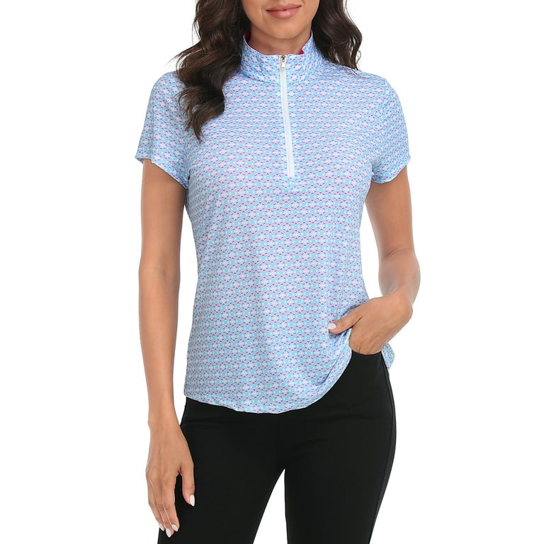 Women's long sleeve polo shirts cheap walmart