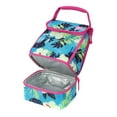 thumbnail image 3 of Arctic Zone Dual Compartment Lunch Bag Plus with Microban® Protected Easy Clean Lining, Floral, 3 of 5