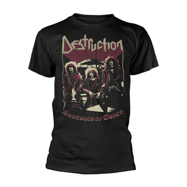 Destruction - Camiseta Sentence Of Death para Adultos Unisex (Negro)