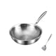 thumbnail image 1 of Sartén CLLC de titanio puro, sartenes 100% de titanio para cocinar antiadherentes, sartén profesional martillada de acero inoxidable con tapa, sartén antiadherente sin revestimiento para uso doméstic, 1 of 7