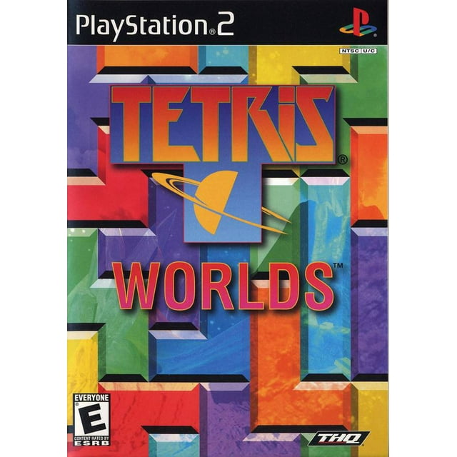 TETRIS WORLDS - Sony PlayStation 2 PS2 CIB d'Occasion en Excellent État! Testé Fonctionnement