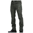 thumbnail image 4 of Elainilye Fashion Men's Snow Ski Pants Clearance Cargo Pants Multi Pocket Outdoor Athletic Hiking Pants Cargo Pants Trousers,Green, 4 of 8