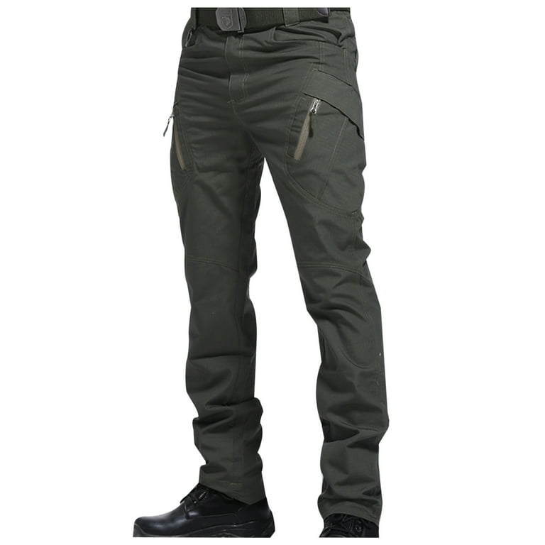 Jacenvly Cargo Pants for Men Work Clearance Long Cargo Pants Mid