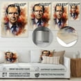 thumbnail image 4 of Designart "Presidential Nixon Visage IX" President/Political Metal Wall Decor, 4 of 5