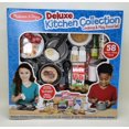 thumbnail image 1 of Melissa & Doug Deluxe Kitchen Collection Cooking & Play Food Set 58 pc, 1 of 3