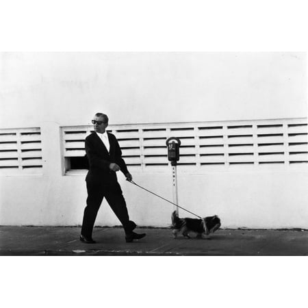 Meyer Lansky Walking Bruzzer on Miami Beach, 1979 Print Wall Art