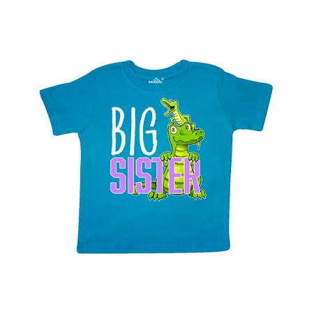 

Inktastic Big Sister with Cute Alligators Gift Toddler Boy or Toddler Girl T-Shirt