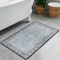 thumbnail image 6 of Washable Vintage Kitchen Mat 31"x20" Non Slip Soft Plush Low Profile Kitchen Rug, Distressed Medallion Oriental Style Sink Mat for Laundry Room Bedroom Office, 6 of 6