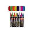 thumbnail image 4 of FixtureDisplays 8 Marqueurs Fluorescents Multicolores pour Tableau d'Écriture LED 13160, 4 of 5
