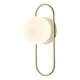 thumbnail image 1 of Apliques de pared modernos Lámpara de pared Pantalla de vidrio Luminaria Iluminación Accesorios LED con blanco 32x10x15.5cm, 1 of 9