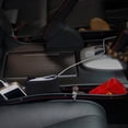 thumbnail image 1 of unbranded 2Ud Cajas Organizadoras Para Hueco De Asiento De Auto En Cuero Sintético Negro Resistentes, 1 of 4