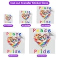thumbnail image 5 of Peace Love Pride Ragdoll with Rainbow Sunglasses LGBT LGBTQ+ Cutout Transfer Sticker Cat Lover Kitten Owner Gifts Idea Transparent Decal Art Decor - 01004, 5 of 5
