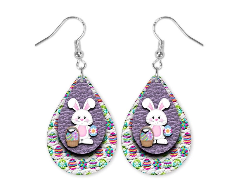 easter bunny earrings