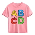thumbnail image 4 of Camiseta de Manga Corta Linda para Niños, Camiseta de la Temporada de la Escuela de Impresión Gráfica, Camisetas de Manga Corta de las Niñas Suaves para Niños de Edades 3-10, 4 of 9