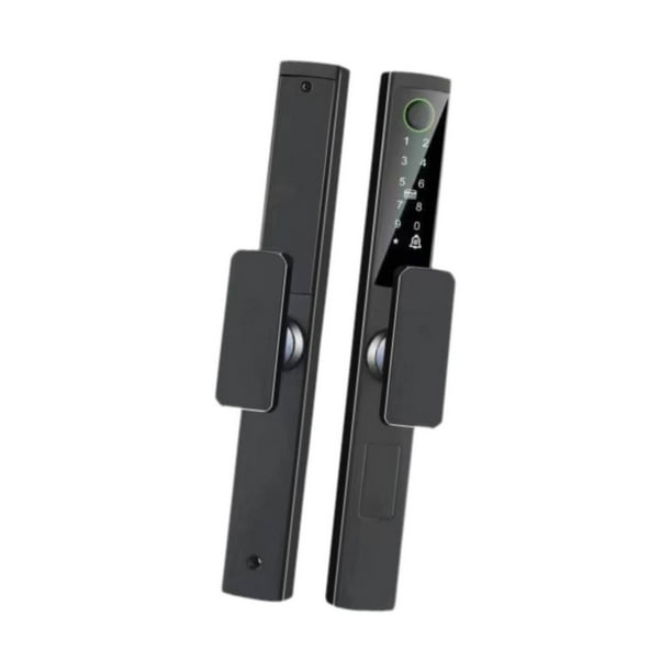 Cerradura de puerta inteligente Macarena para puerta corredera negra
