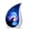 Waterfall-1, variant on VALERASH Mini Wolf Cremation Urn for Adults Ashes - Blue Decorative Funeral Urn for Men Waterfall Teardrop Keepsake Urns for Human Ashes- 3 Inch