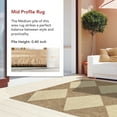 thumbnail image 5 of nuLOOM Loretta Transitional Diamond Indoor/Outdoor Area Rug, 5' x 8', Loretta Brown, 5 of 11