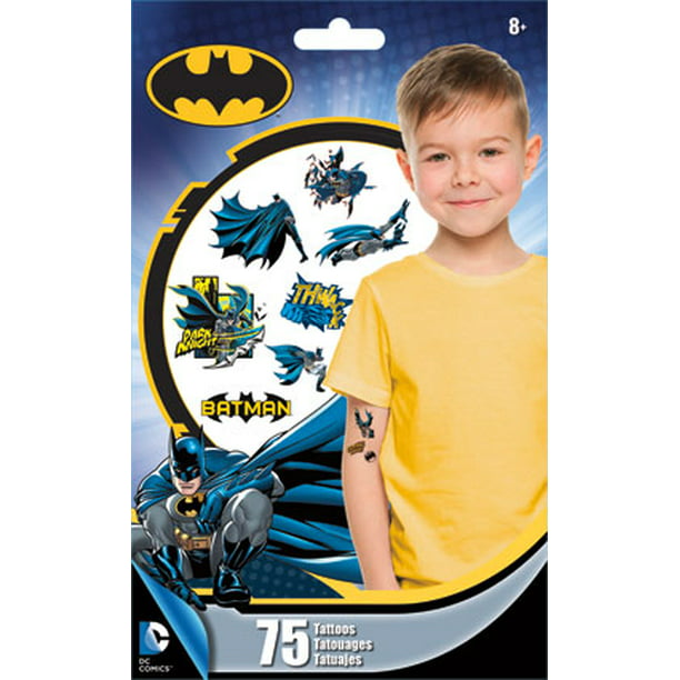 Standard Tattoo Bag - Batman - Temporary Kids Games Toys tt2075 -  