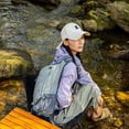 thumbnail image 4 of AUXDIQ Hiking Backpack 15L Lightweight Backpack Travel Daypack for Women Men Grey, 4 of 6