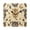 Black, variant on Cartoon Bear with Leaf Wall Clock Battery Operated Silent Non-Ticking Bedroom Office Kitchen Home School Decor 7.8"(Gold)
