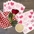 thumbnail image 7 of Valentines Day Decorations Napkins Disposable, 20Pcs Heart Paper Napkins for Cocktail Anniversary Birthday Wedding Party Supplies Xuniizn, 7 of 7