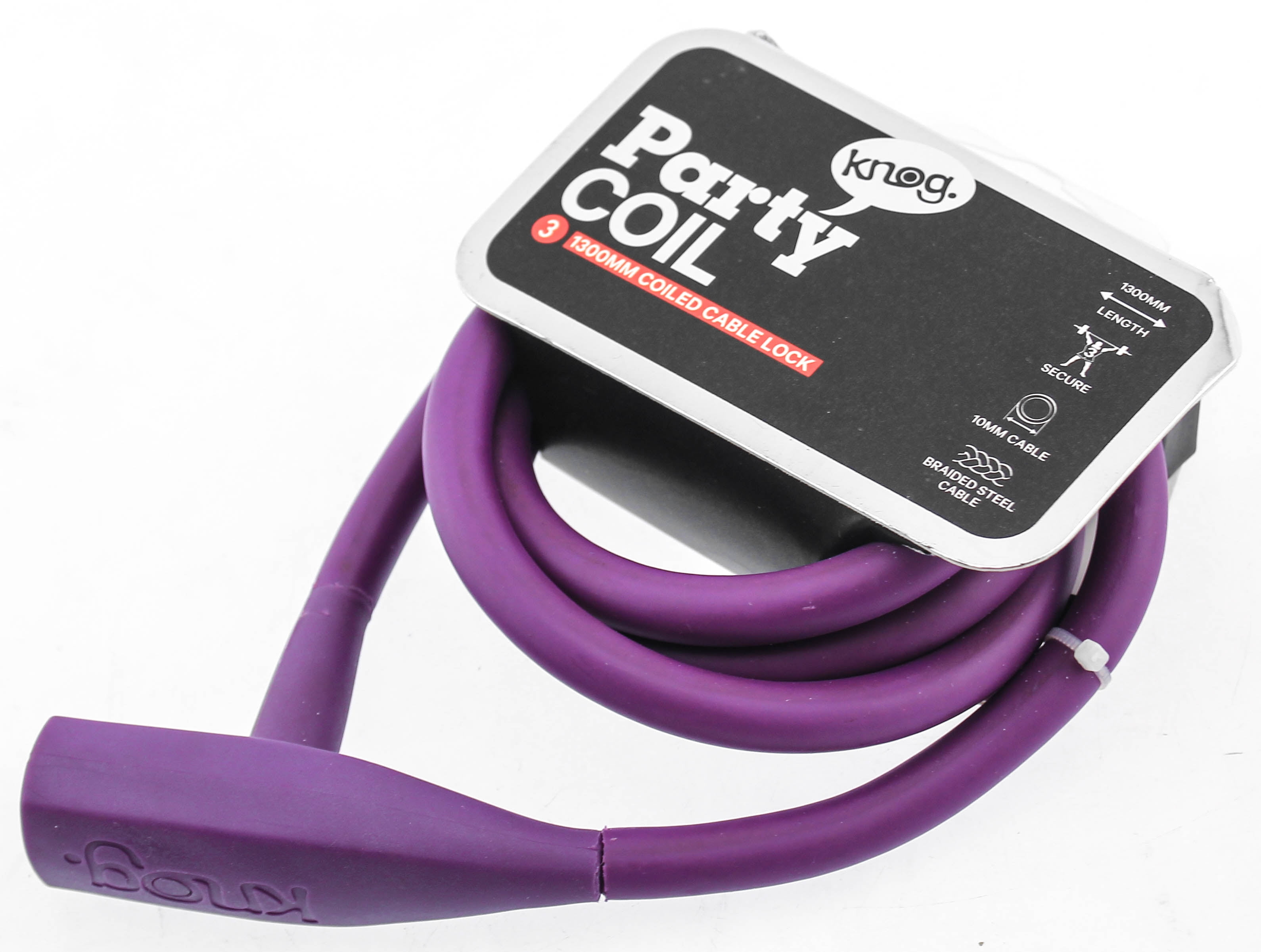 purple bike lock