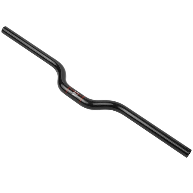 600mm Ultralight Carbon Fiber Riser Handlebar Mountain Bike Road Bicycle Riser Bar Handlebar 25.4mm Clamp
