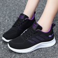 thumbnail image 2 of Women Lightweight Walking Sneakers Breathable Knit Lace Up Casual Athletic Shoes, 2 of 11