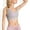 Purple, variant on Women's Medium Impact Sports Bra with Wide Band and Scoop Neck - Large, Black