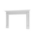 thumbnail image 5 of Modern Ember Lenwood 56 inch Traditional Wood Fireplace Mantel Surround Kit - White, 5 of 5