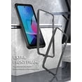 thumbnail image 3 of Poetic Guardian Case for Motorola Moto G Play 2023, Clear Case with Built-in Screen Protector, Black/Clear, 3 of 5