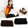 thumbnail image 2 of USB Heated Shawl Electric Heating Blanket Winter Plush Heating Shawl with 3 Heating Settings and, 2 of 8
