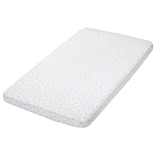 Buyless Fashion Fitted Sheets for Crib Cradle Portable in 100 Cotton