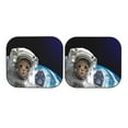 thumbnail image 7 of Bingfone Cat Astronaut Print 2-Piece Sun Shade Front Windshield - Foldable Car Front Window Sunshades For Most Sedans Suv Truck - Small, 7 of 7