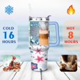 thumbnail image 4 of 40 oz Starfish Tumbler with Handle Double Wall Vacuum Insulation Water Bottle Gift for Travel Commuting, 4 of 7