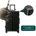 thumbnail image 6 of JieC 20" All-Aluminum Suitcase: Carry-on Black,Crush-Resistant & Burst-Proof & Water Resistant,TSA Lock Spinner,Short International travel,Unisex, 6 of 9