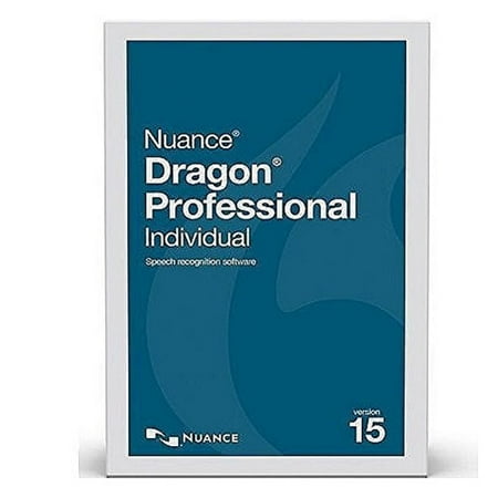 - Nuance K809A-S00-15.0 Dragon Professional Individual State and Local Government Version 15 Speech Recognition Software