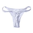 thumbnail image 1 of Braguitas de talle bajo con tiras lisas para mujer Blanco m, 1 of 6