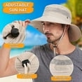 thumbnail image 2 of Plarmod Mens Sun Fashing Hat, 3.5” Wide Brim Cools Super Wide Brim Sun Hat for Fishing, Hiking, 2 of 10